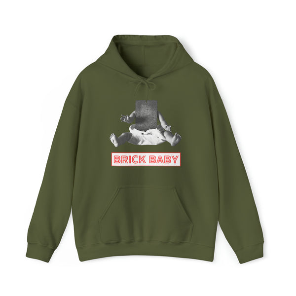 Brick Baby - Heavy Hooded Sweatshirt