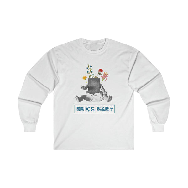 Brick Baby Flower Design - Ultra Cotton Long Sleeve Tee