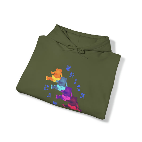 Multicolor Brick Baby - Heavy Hooded Sweatshirt