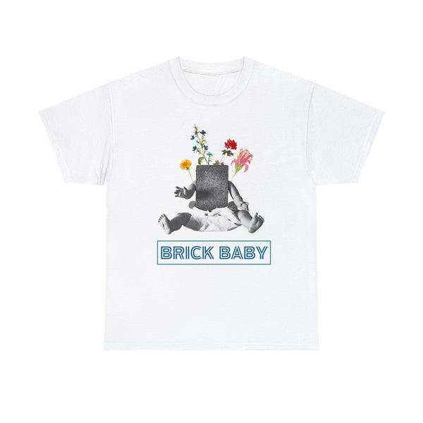 Brick Baby Flower Design - Heavy Cotton Tee