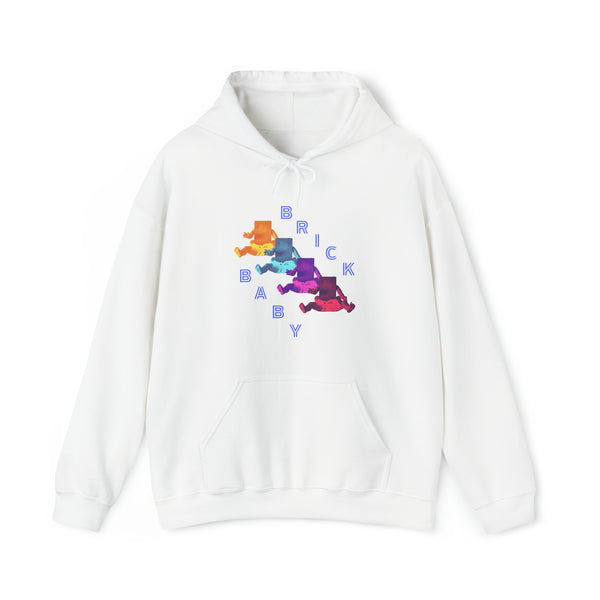 Multicolor Brick Baby - Heavy Hooded Sweatshirt